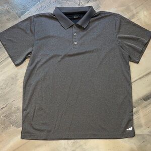 BCG Men’s 2XL Heather Gray Performance Polo Shirt - Golf / Active
